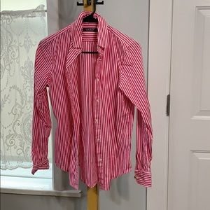 Lauren Ralph Lauren pink striped dress shirt